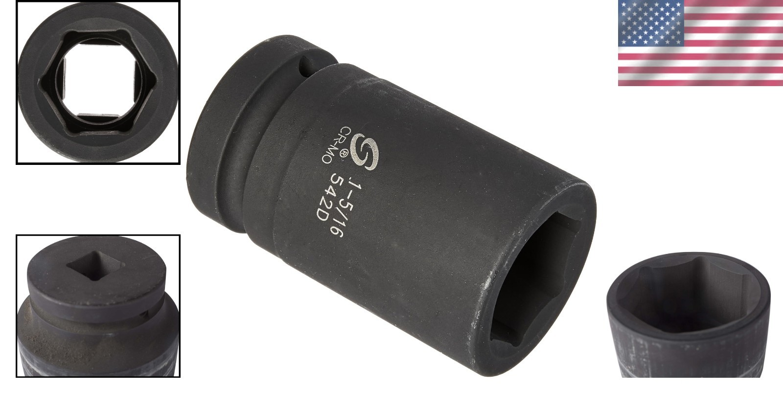 1-Inch Drive 6-Point Impact Socket 1-5/16″ – Lifetime Included