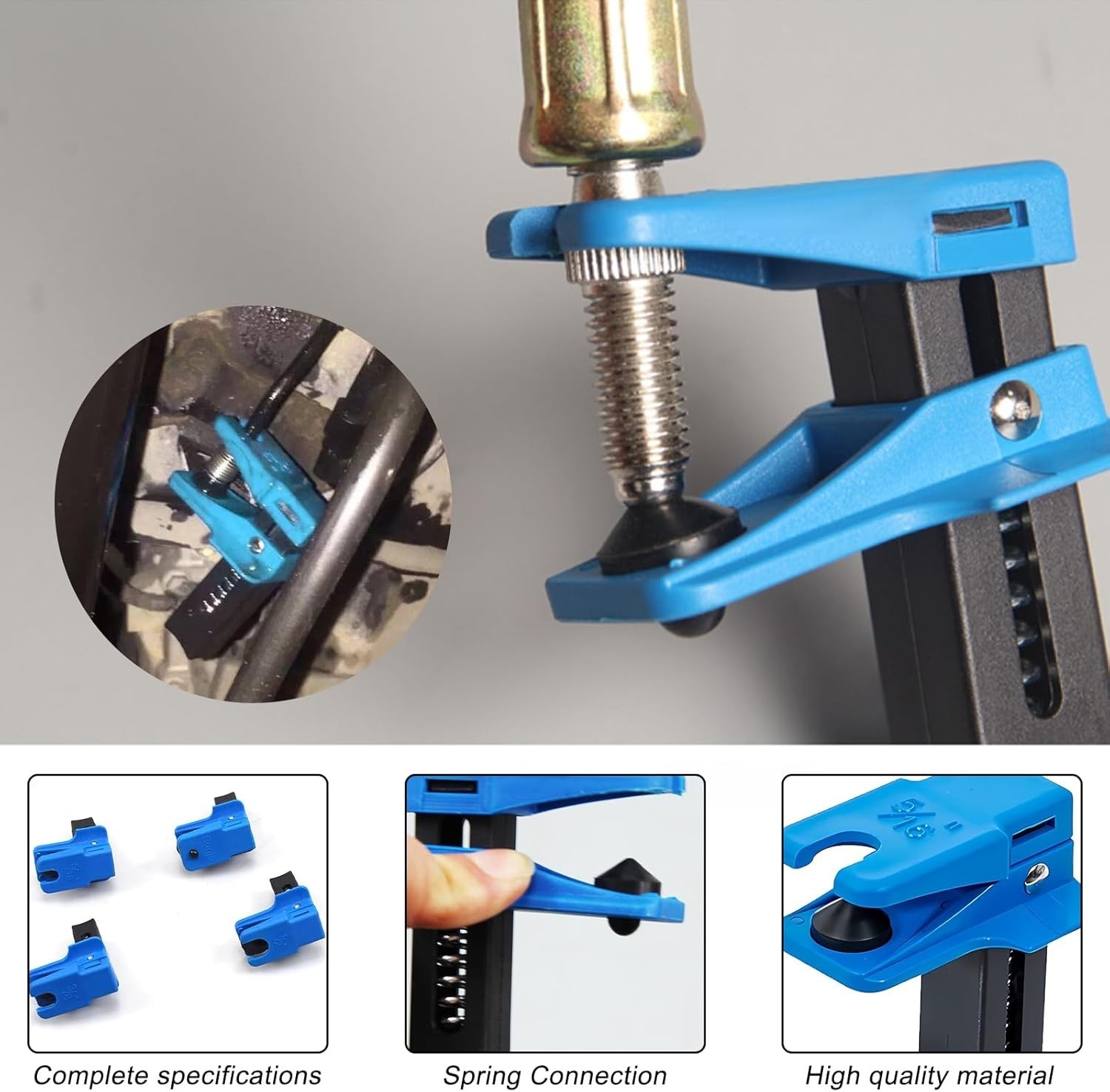Car Brake Nozzle Clamp Kit Leakproof Oil Pipe Plug Tool Banjo 3/8″ 5/16″ 1/2″