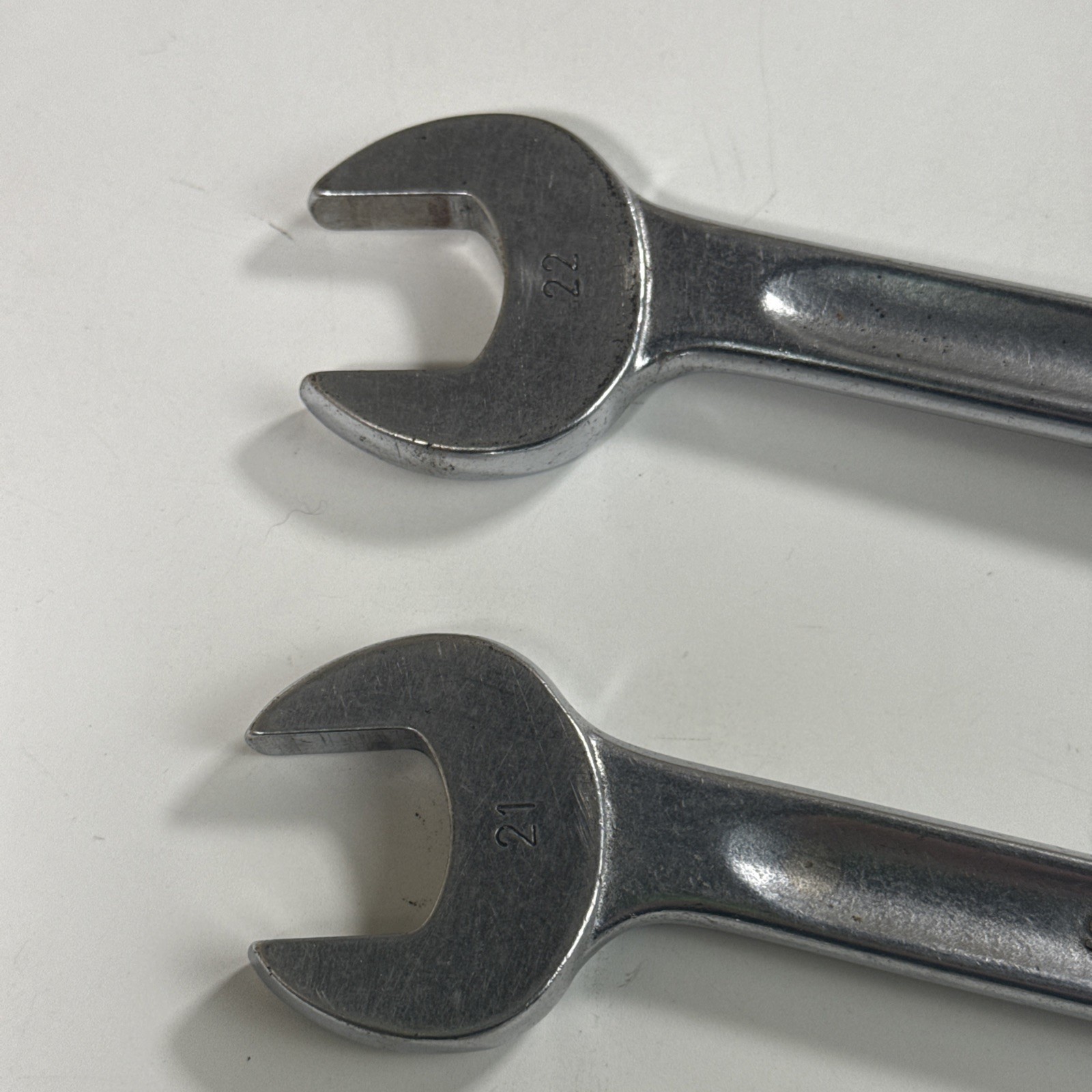 Stahlwille Germany 7 Piece Metric Combination Open Box 14 Wrench Set 11-15 21 22