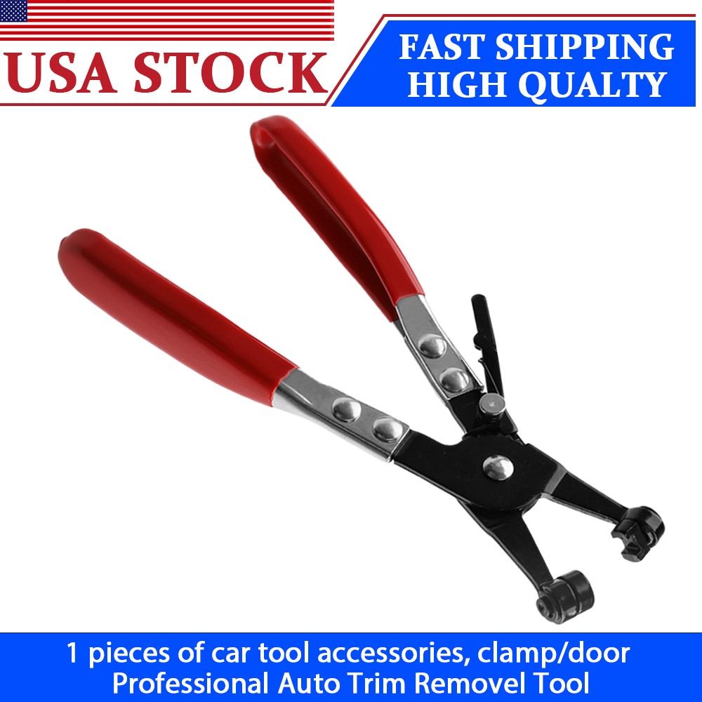 Auto Hose Clamp Pliers Locking Gear Ring-Type and Spring Band Clamps Repair Tool