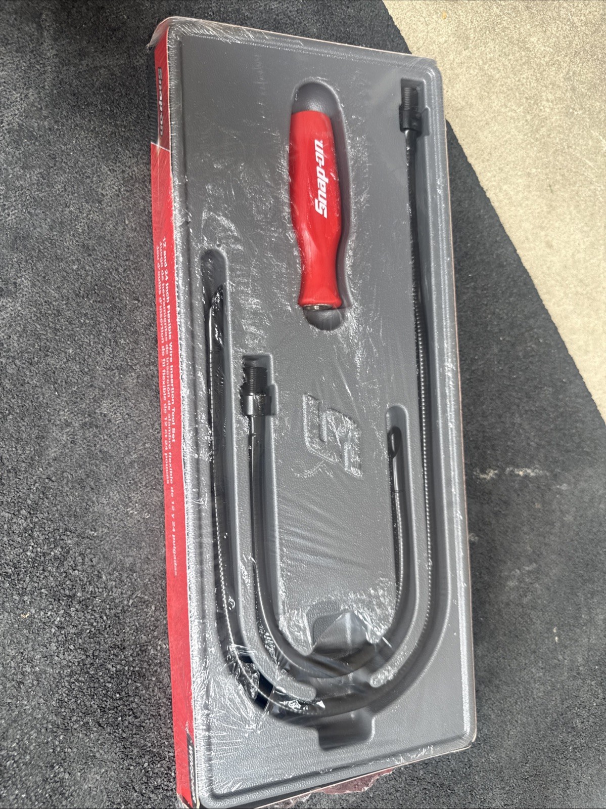 For Snap-on Tools NEW RED 3 Piece Flexible Wire Insertion Tool Kit WINS240R