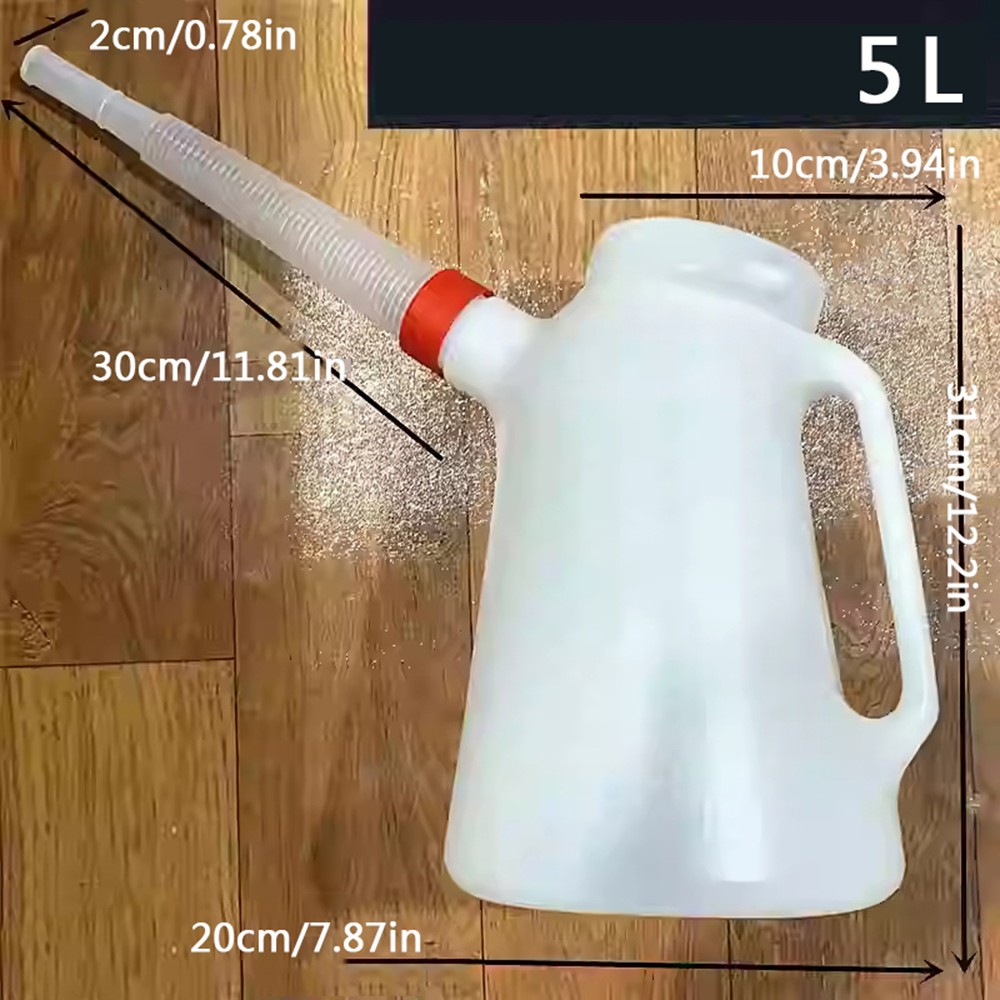 Oil Measuring Jug with Spout Oil Jug Oil Container 3L 4L 5L Engine Oil Pot NEW ！