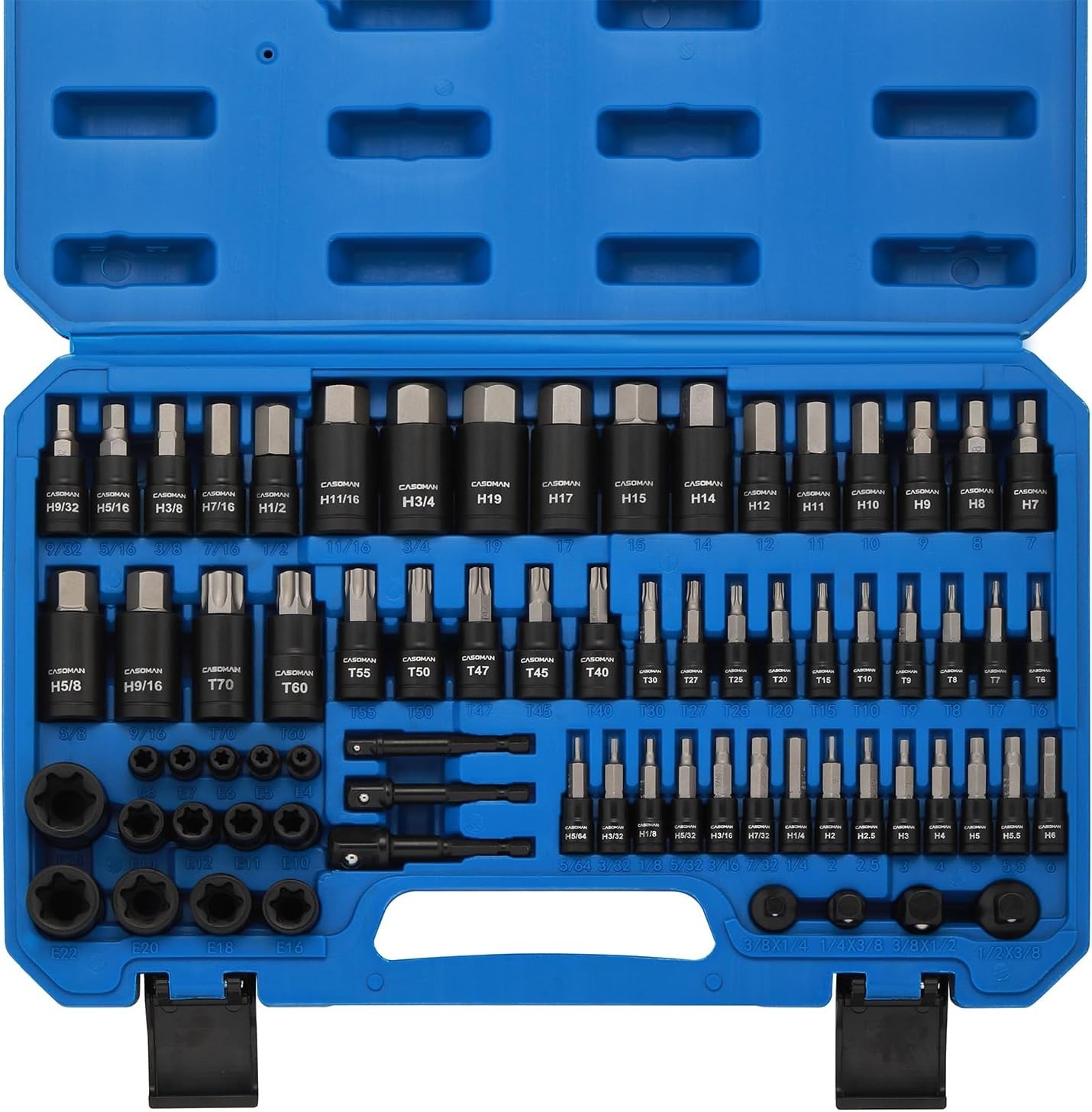 Casoman 71-Piece Master Hex & Torx Bit Socket Set
