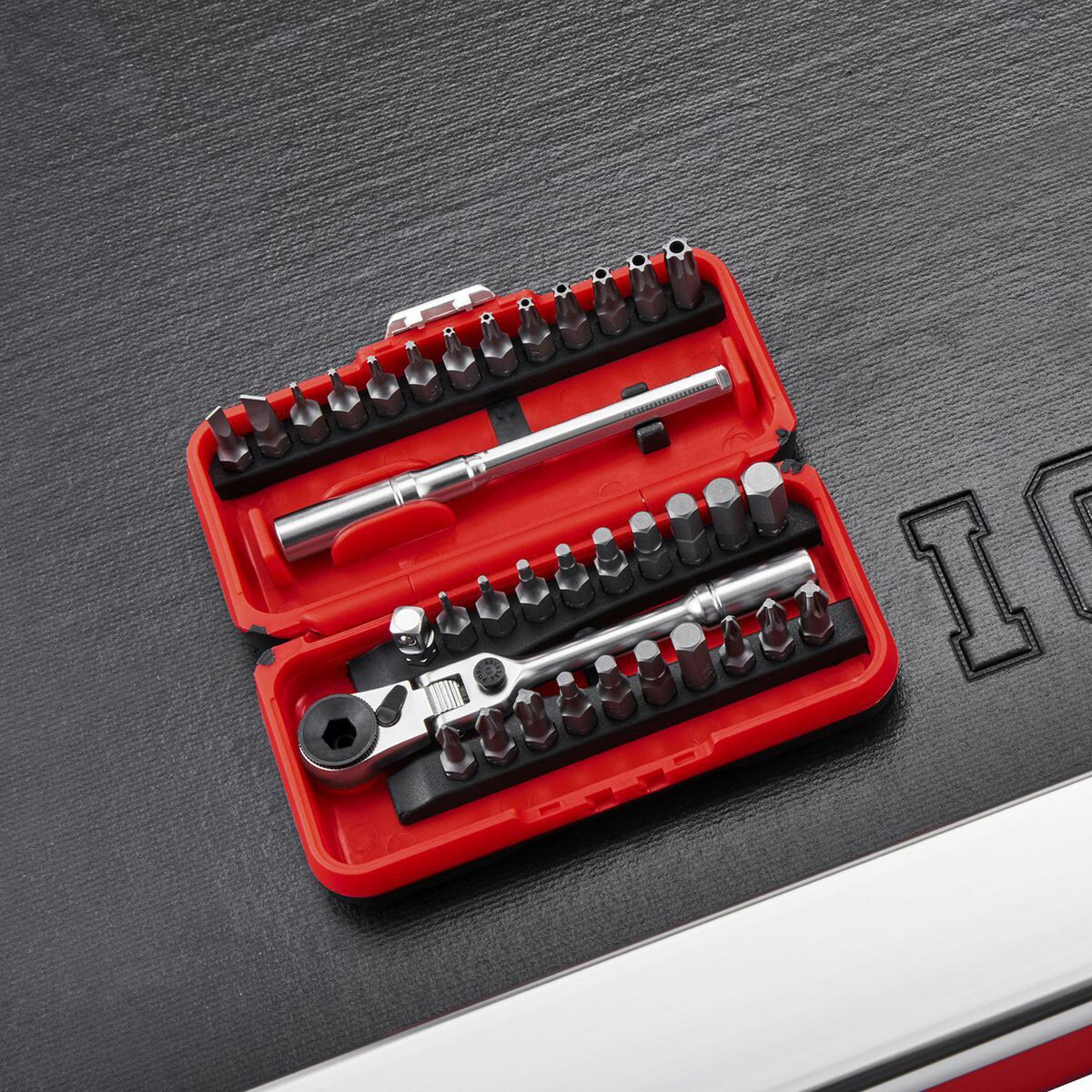 ICON Locking Flex Head Ratchet and Bit Set 35 Piece – Rare Item To Keep In Stock