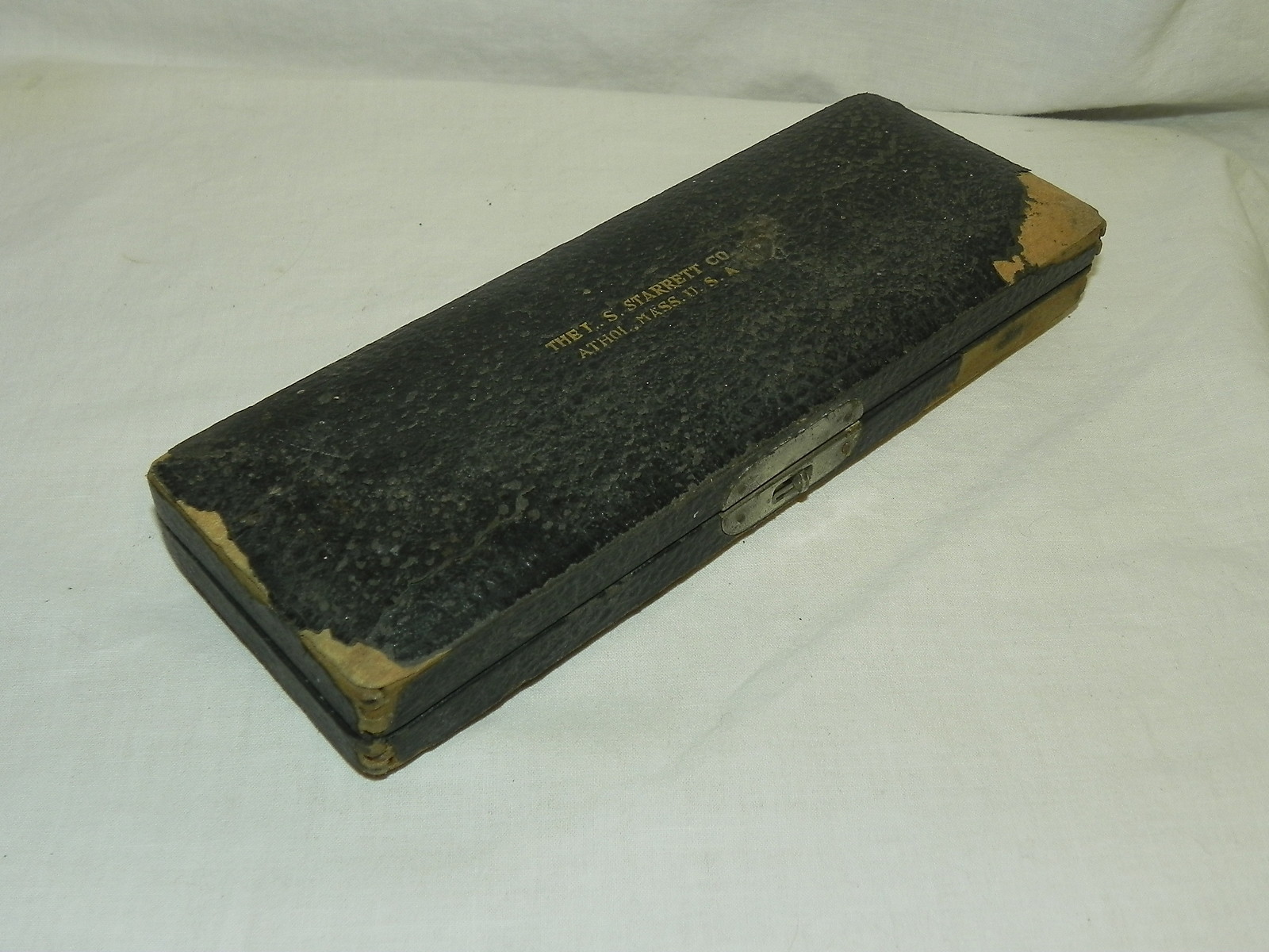 Antique 1896 L. S. Starrett Co. Athol Mass RPM Gauge With Original Case