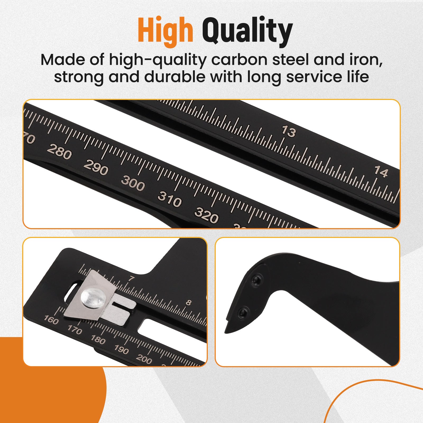 Brake Measuring Tool 6-1/2 to 14-1/4 inches Brake Resetting Gauge Tool new