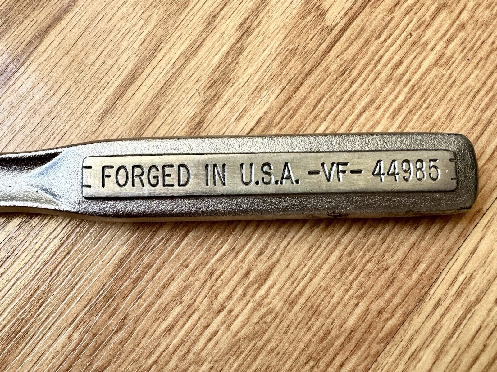 Vtg Craftsman 1/2” Drive Ratchet -VF-44985 =Forged In USA Quick Release 10.25”