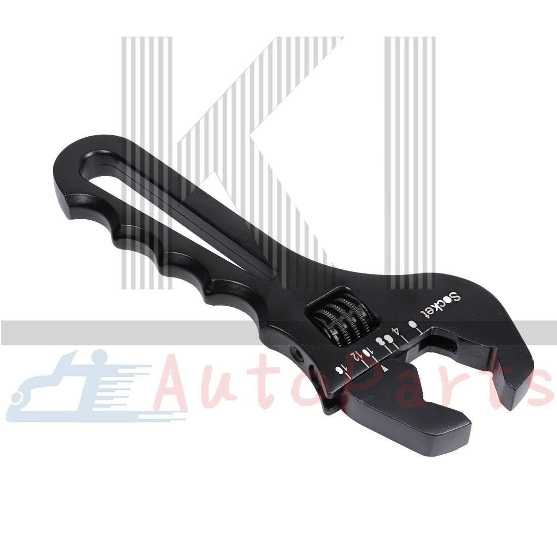 Black Aluminum 3AN-16AN Adjustable Wrench For Hose End Fitting Tool Spanner