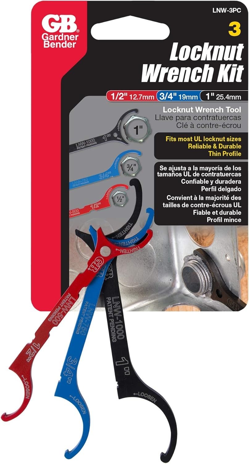 Efficient Assorted Locknut Wrench Set with Thin Design for Easy Use