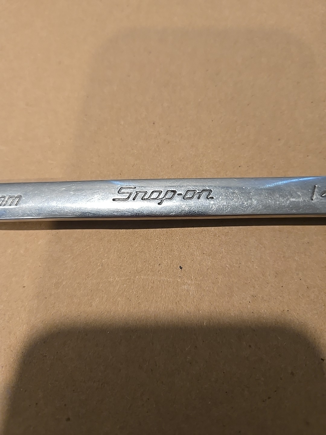 Snap On 14MM 12PT Metric Chrome Combination Wrench USA OEXM140B