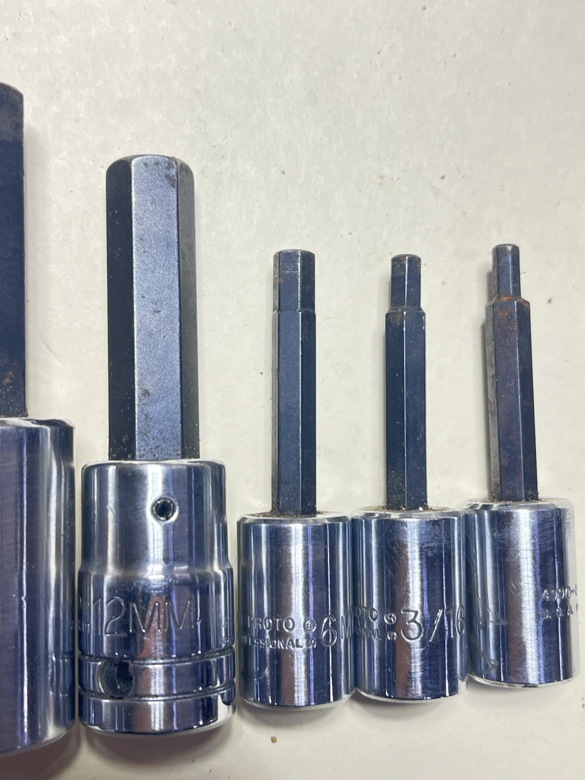 8 Allen Socket Drives ,Allen,Armstrong Others Used