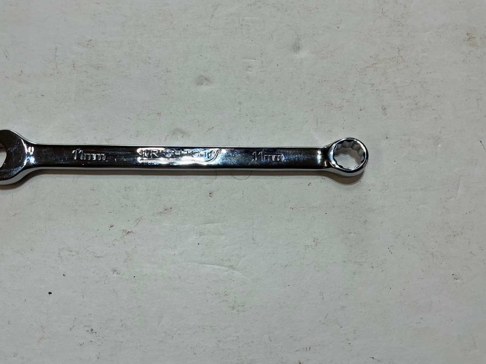 Wright Grip 11mm combination wrench fully polished 12-11mm USA made