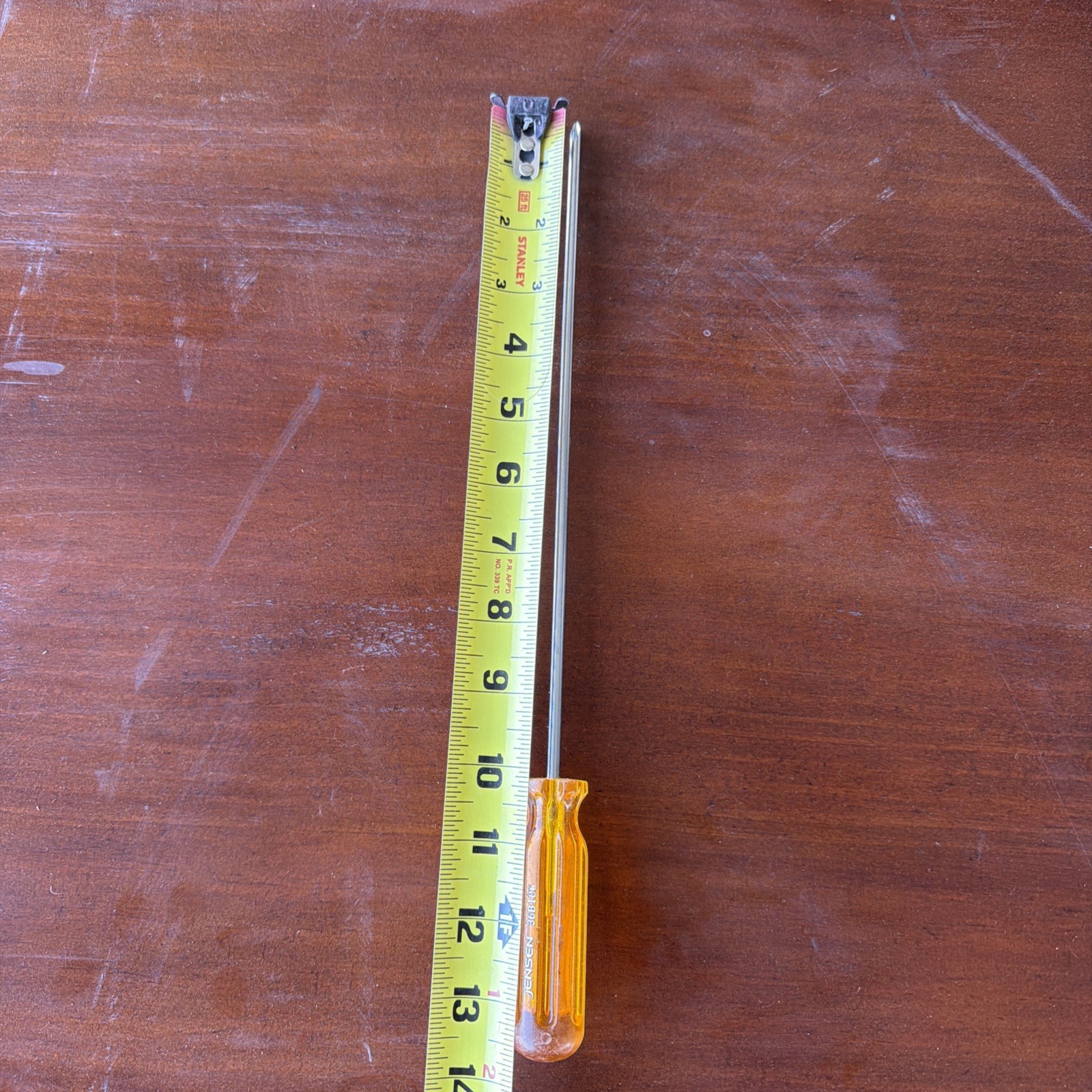 Jensen Tools Phillips Screwdrvier Orange Handle 13 1/2 inches 36B106 USA