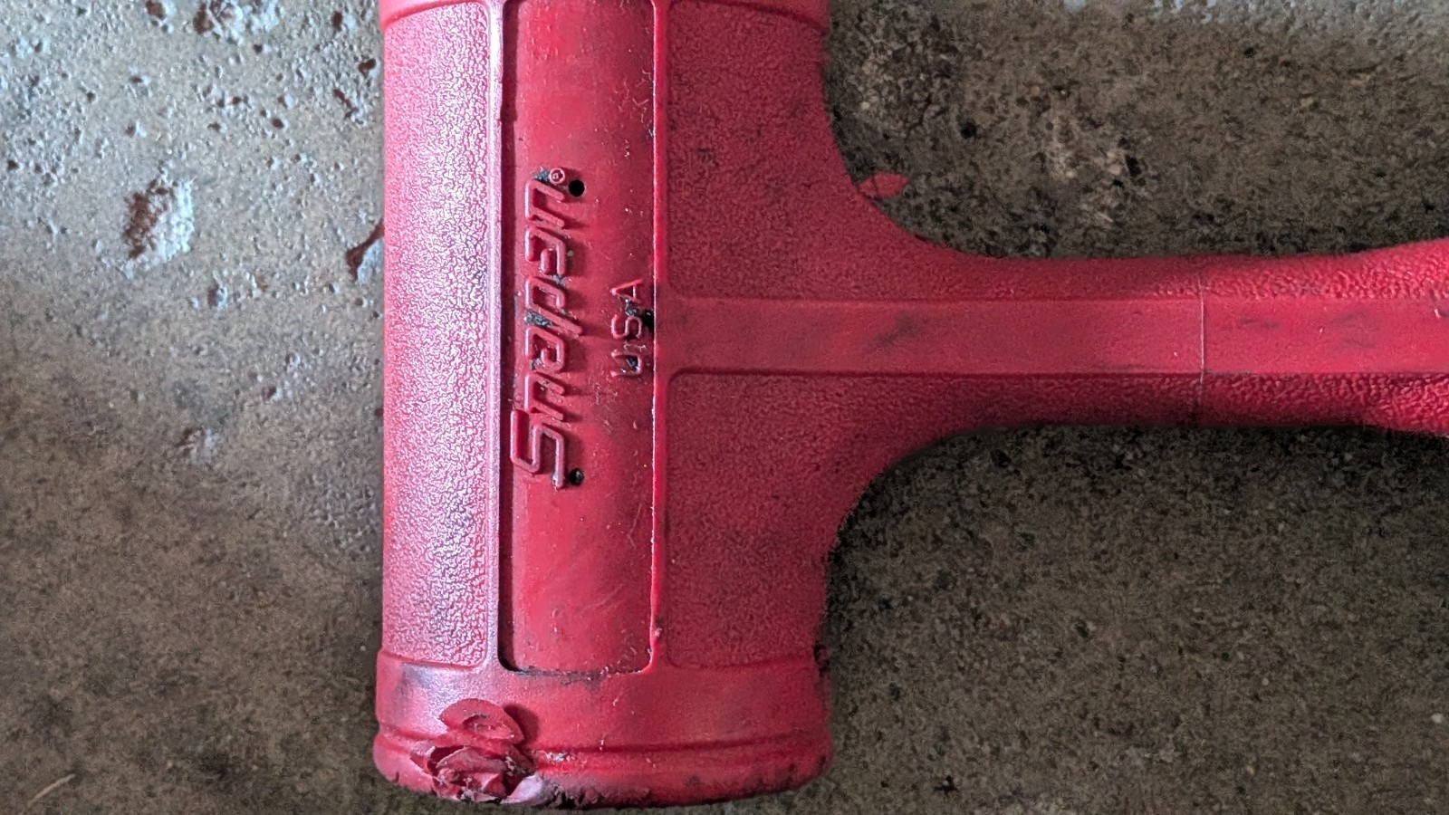 2 Snap On 48oz Dead Blow Hammer Soft Grip HBFE48 1350g Lot