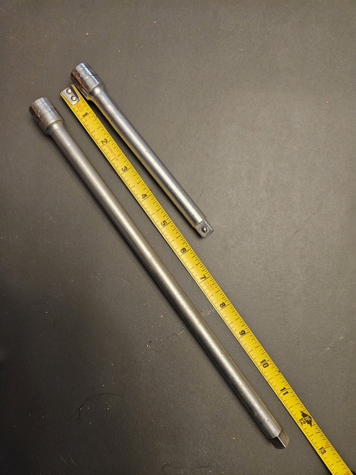 Lot Of Vintage S-K 3/8 Drive Extensions, 12 Inch (45162) And 6 Inch (45161) USA