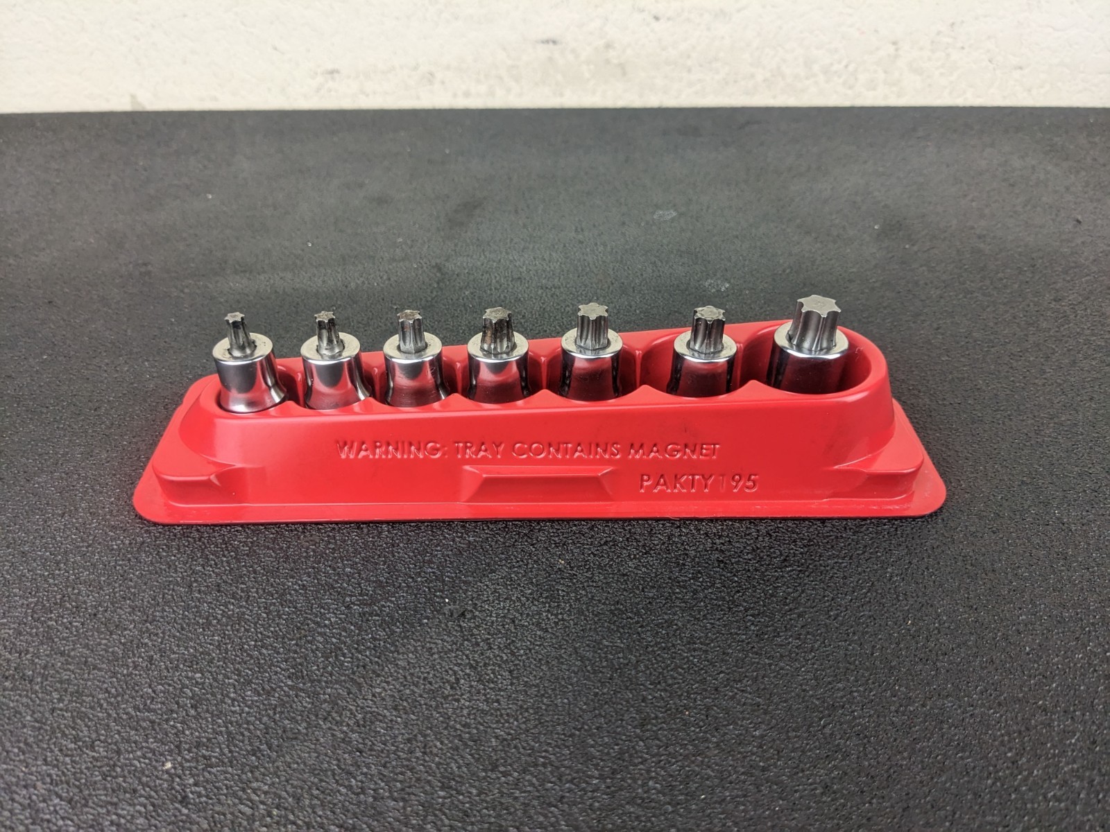 #bp502 Snap On 7pc 3/8″ Drive Stubby Torx Socket Driver Set T27-T55 207EFTXYSE