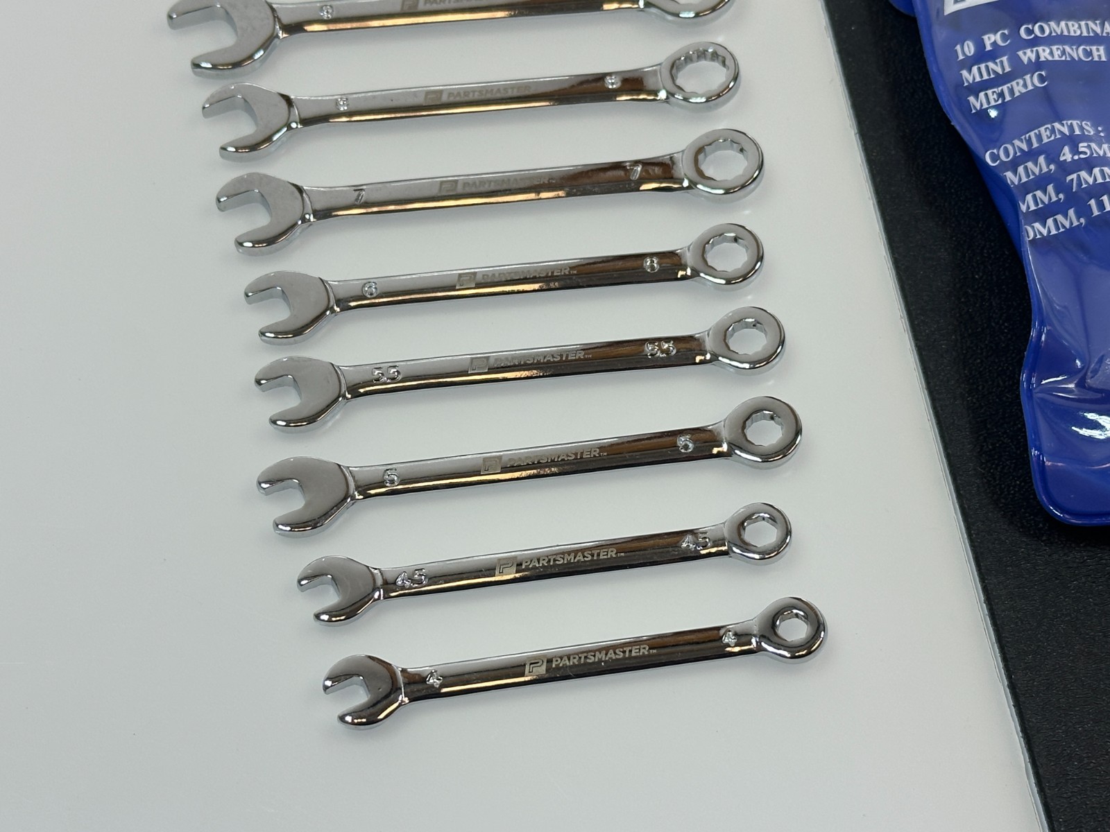 LAWSON Tools DY89250420 9pc Ignition Metric 4mm-11mm Mini Combination Wrench Set