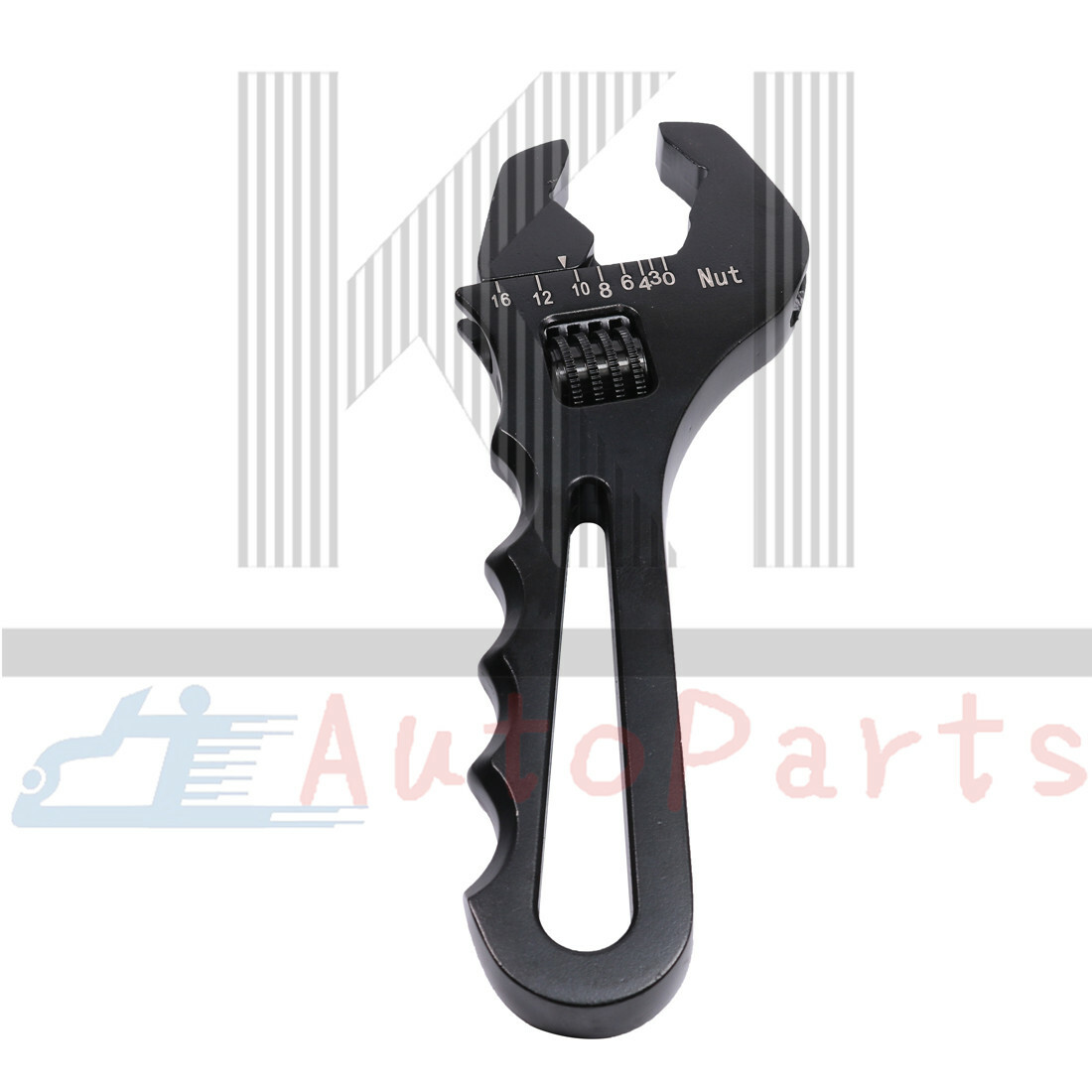 Black Aluminum 3AN-16AN Adjustable Wrench For Hose End Fitting Tool Spanner