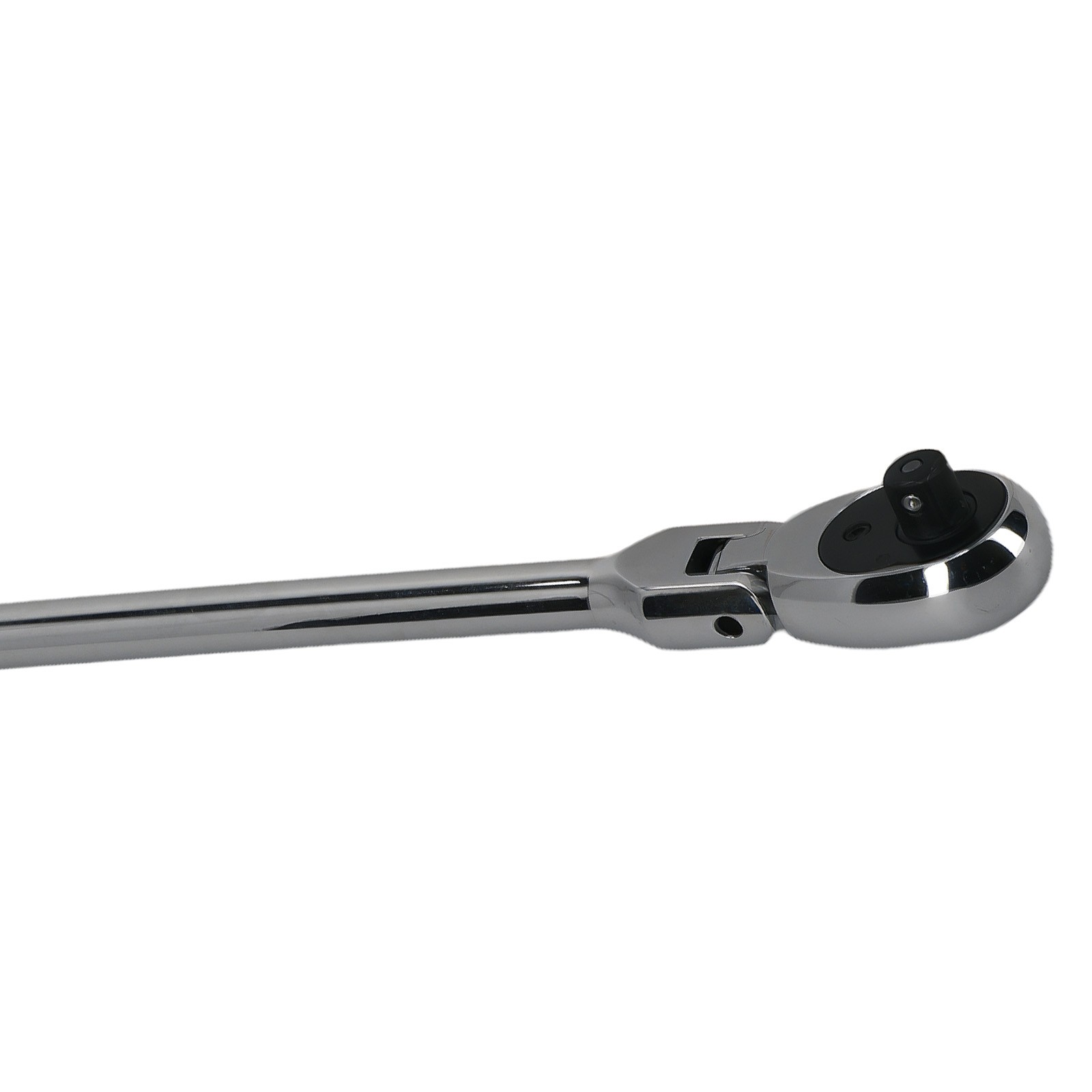 3/8in Drive 18in Long Flex Head Ratchet 40CR 72-Tooth Quick-Release Handle