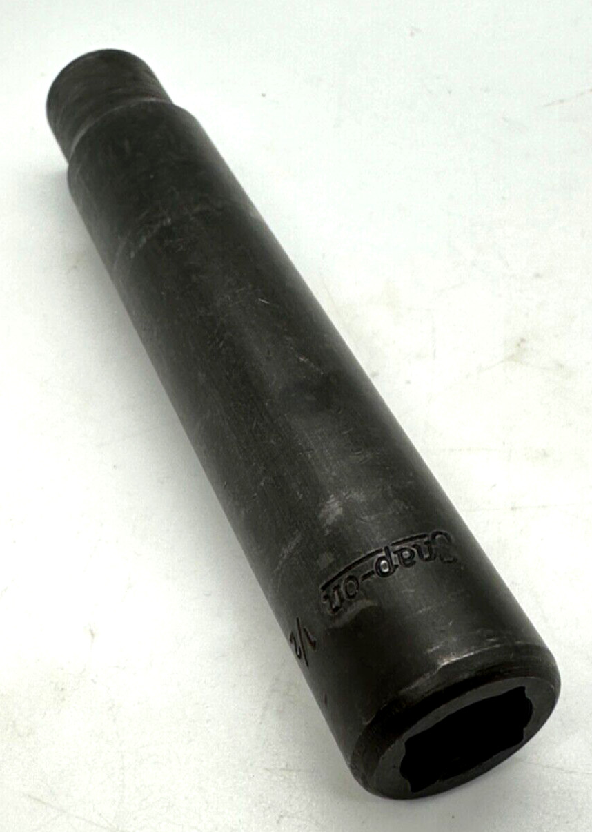 🇺🇸 Snap On Tools EXTRA DEEP Long 1/2″ Socket IMPACT Drive 6 Point SAE Flank