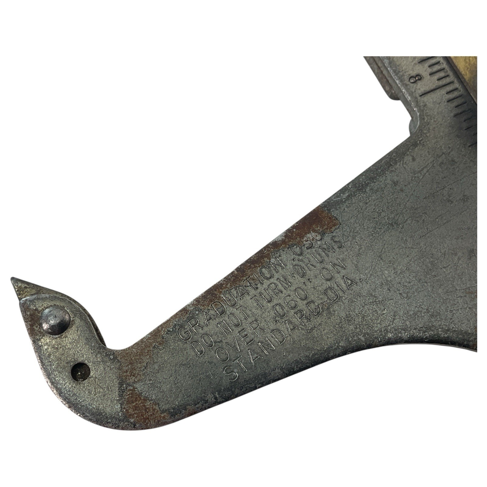 K-D Tools Brake Drum Gauge 278 Adjustable ID OD Caliper Locking Ruler USA Tool
