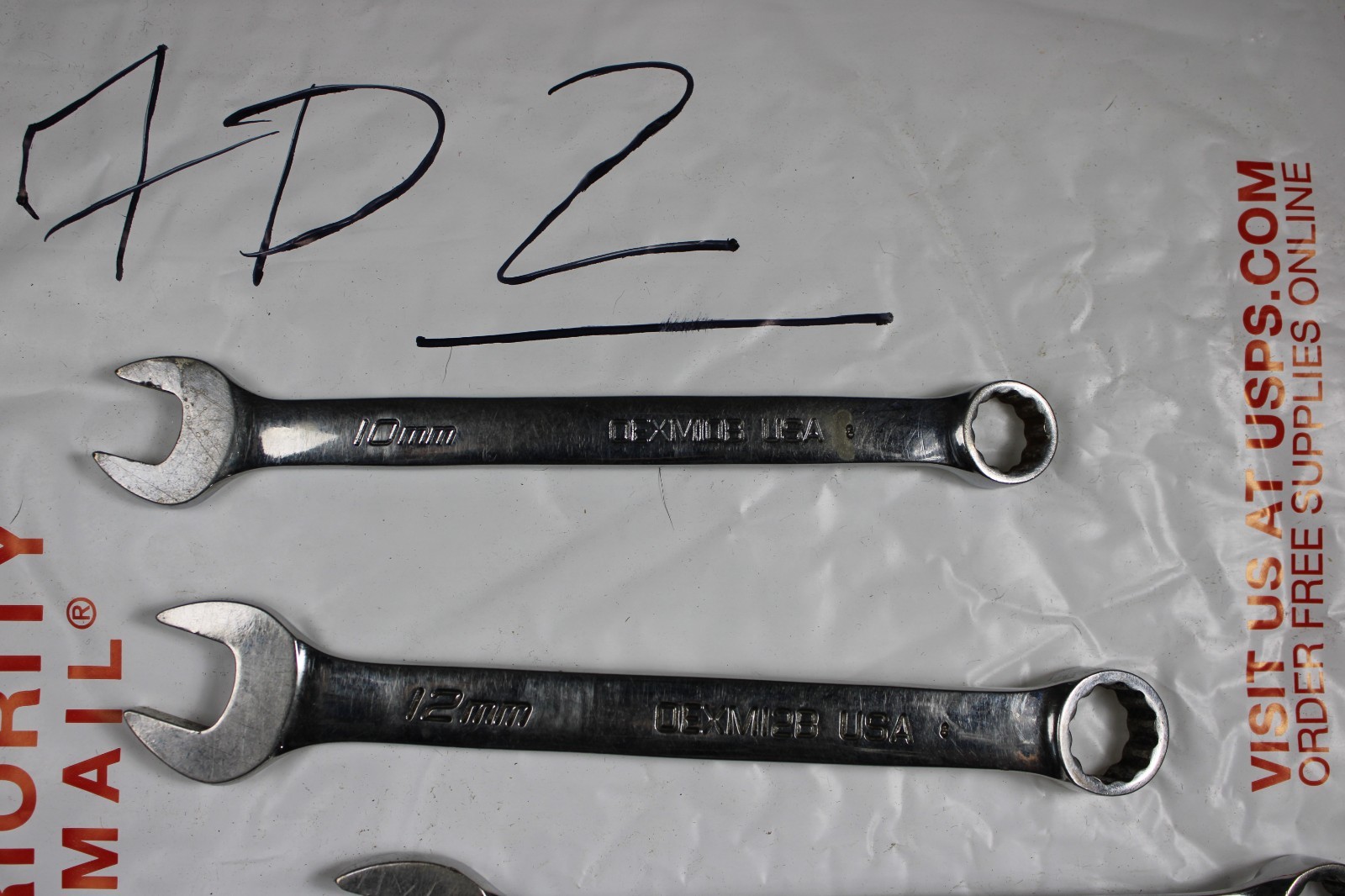 Snap On 6Pc Short Metric Combination Wrench Set Part# OEXSM710B – 10 – 17mm inco