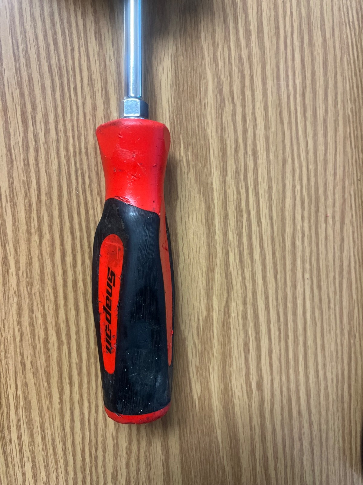 SNAP ON – SGD8B 13.5″ LONG RED/BLACK COMFORT GRIP HANDLE – LOOKS GOOD LOT#14*