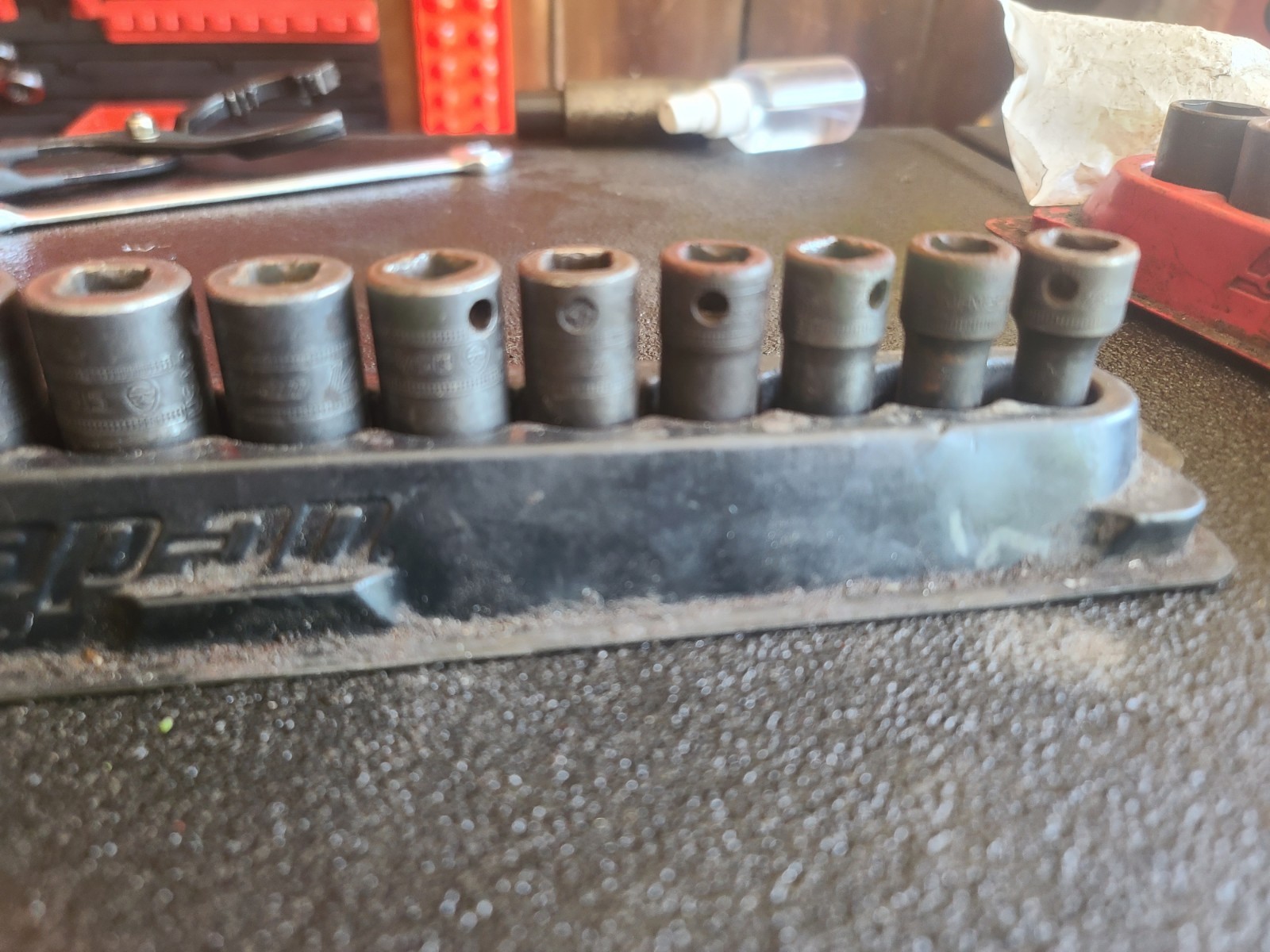 Snap On 12pc Metric Semi Deep Impact Socket Set 8-19mm