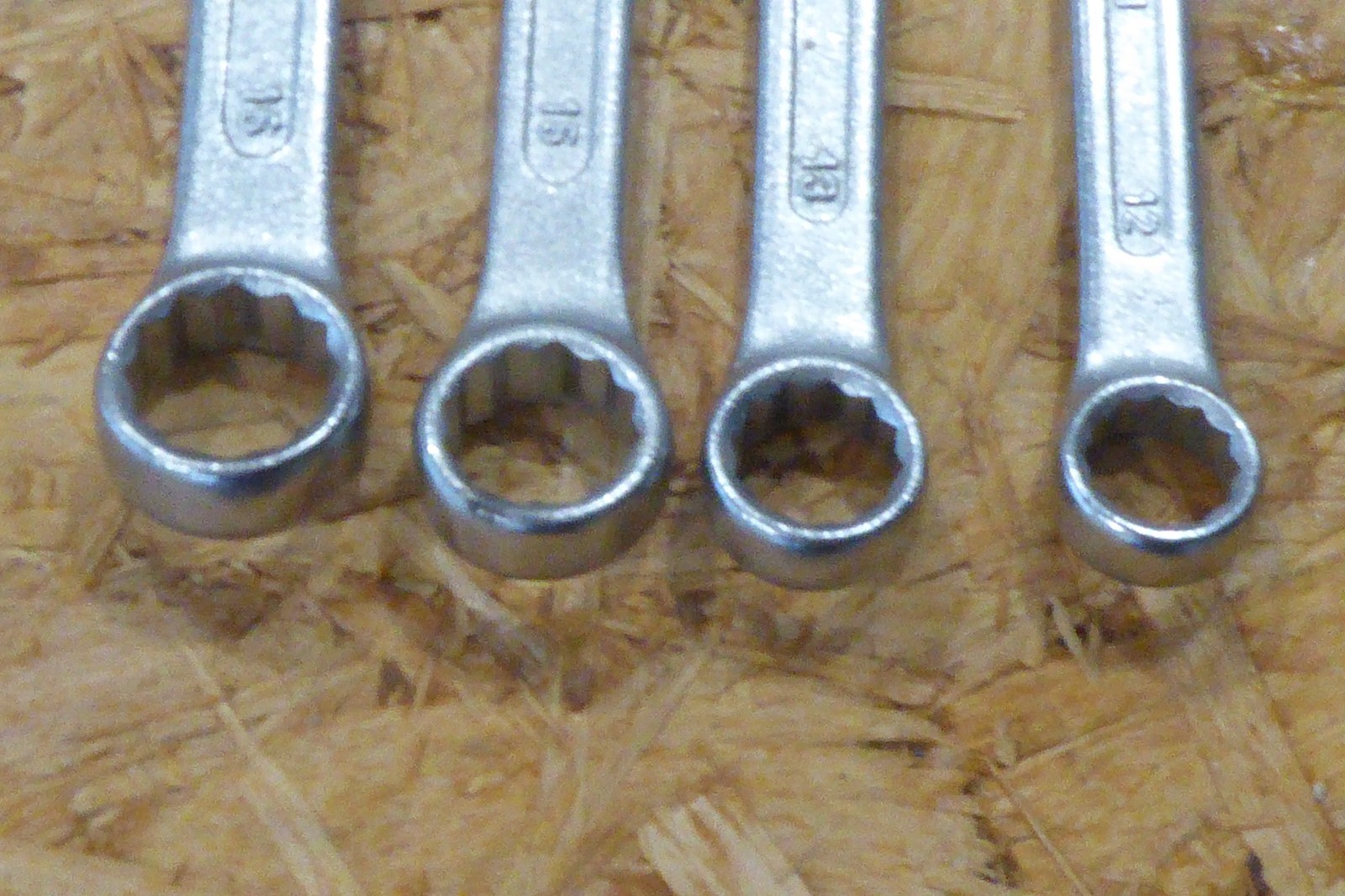 DIN 3113A set 15 metric combination spanners 6-24mm see listing for all sizes
