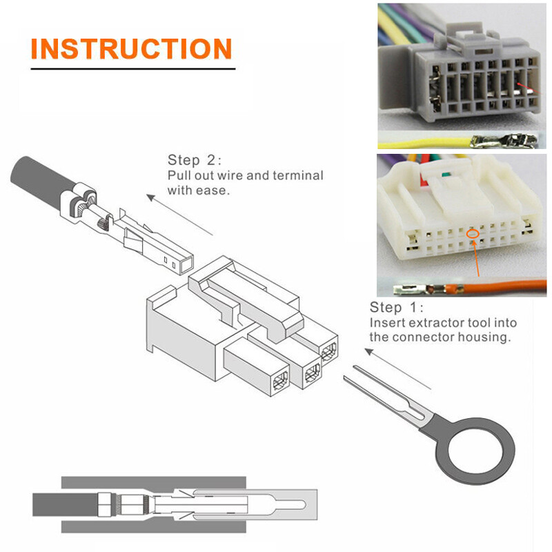 Car Terminal Removal Tool Circuit Tester Wire Extractor Pin Cable Test Connector