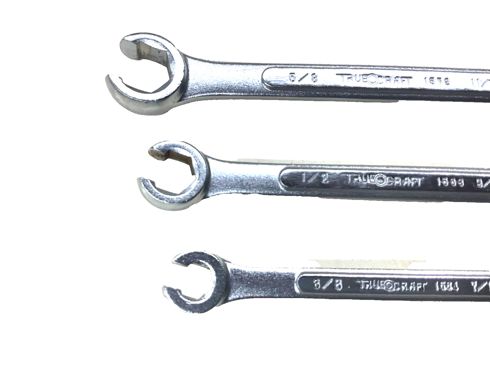 TRUE CRAFT TOOLS SAE FLARE NUT WRENCH SET, 3/8”-11/16”, JAPAN