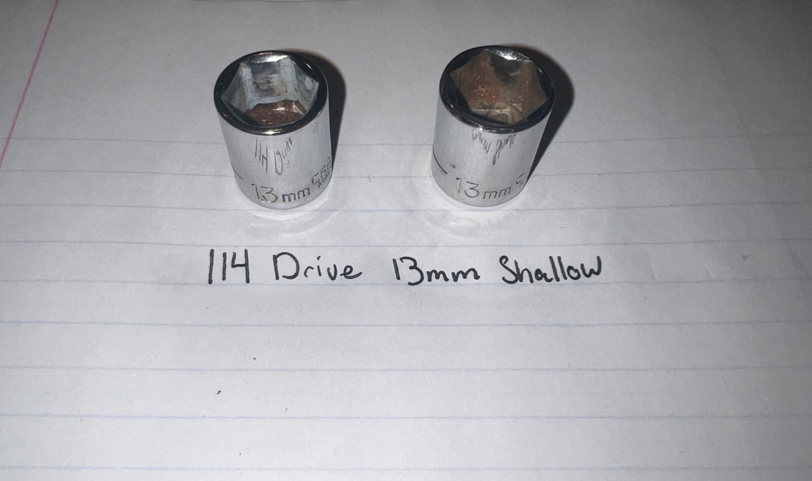 Craftsman USA 1/4″ Dr – SAE and Metric Shallow Socket 6 and 12 Point Pick Sizes!