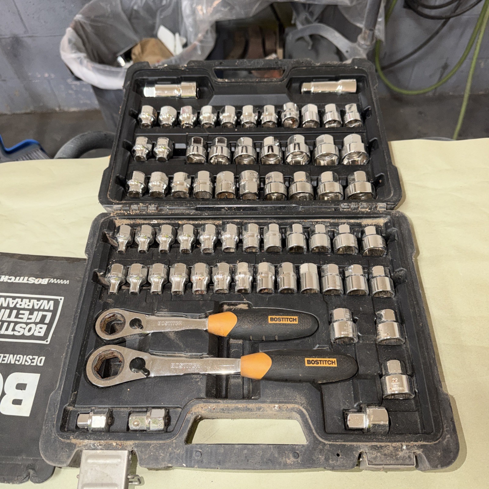 Bostitch Tool Kit Bostitch BTMT72287 Pass Through Socket Set 65-Piece Complete