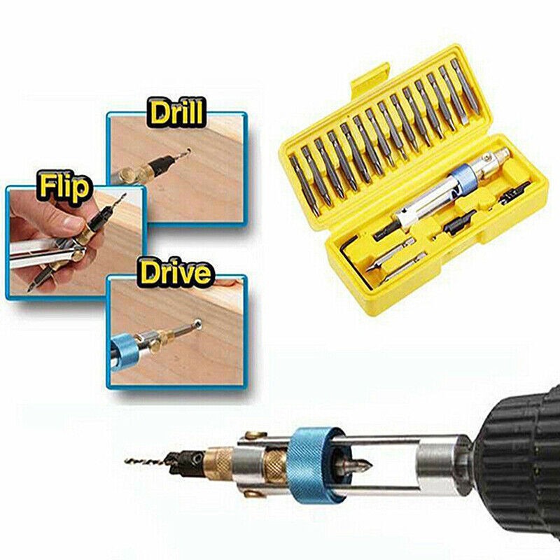 20pcs/Box Half Time Drill Driver Multi Function Screwdriver Tool Screw Power F