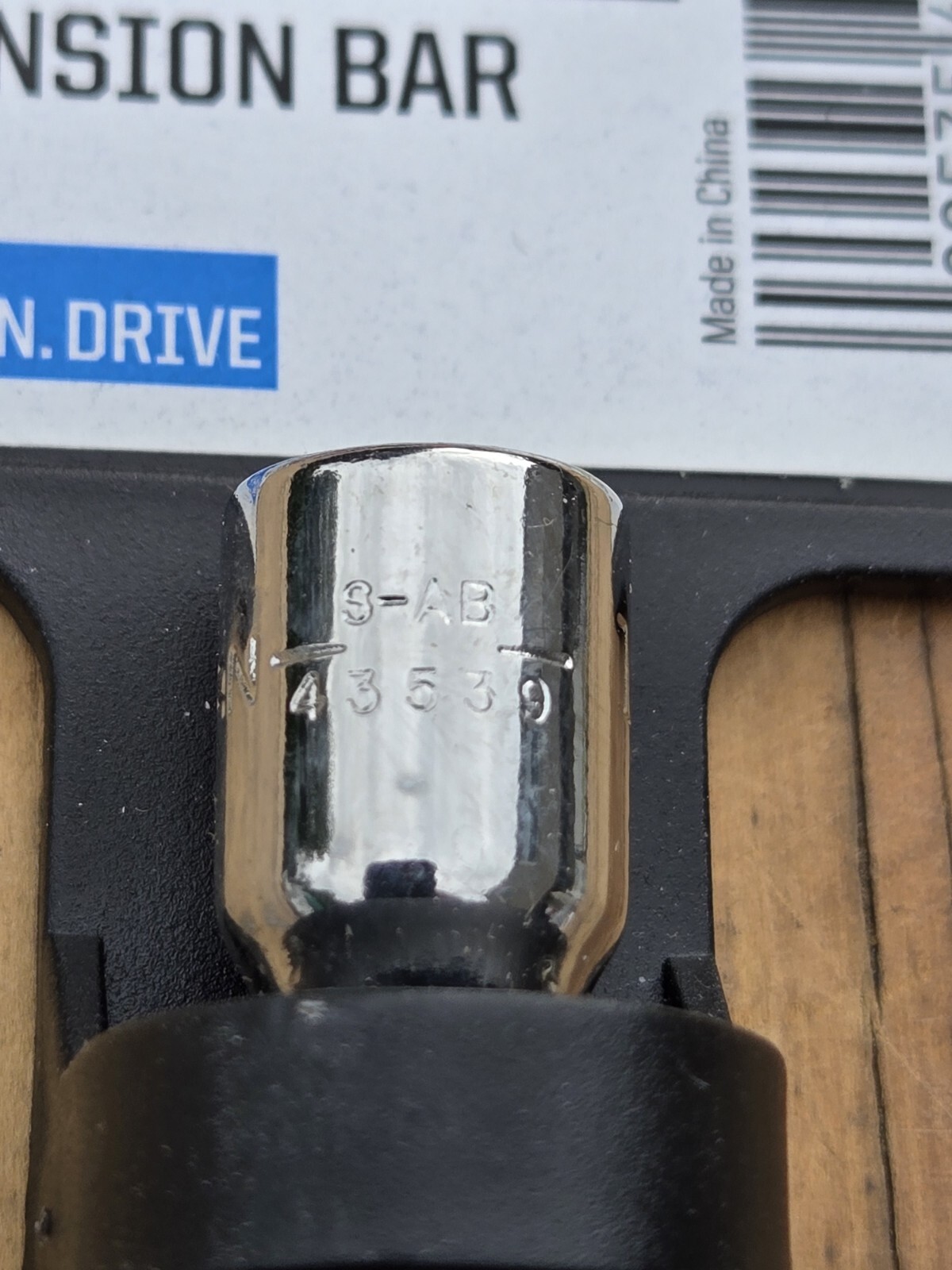 NOS Craftsman 3in. Socket Extension Bar 1/4″ Drive S-AB 43539 w/Hang Tag