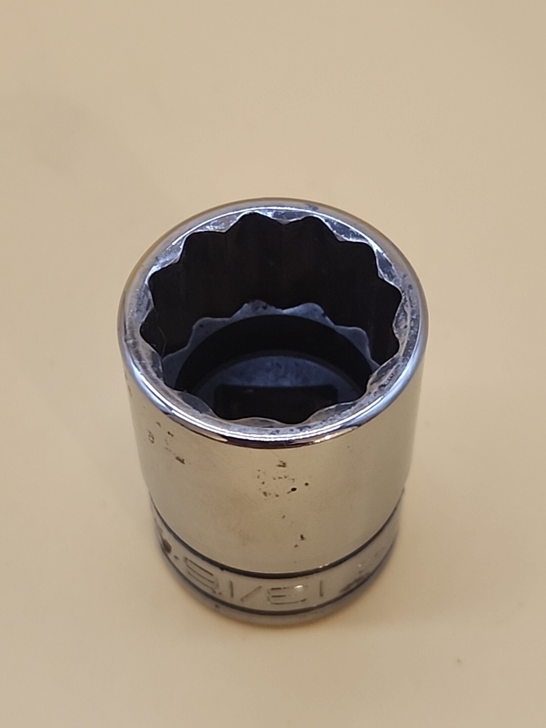 Snap-On Tools 1/2″ Drive SAE 13/16″ Flank Dr. 12-Point Shallow Socket SW261 USA