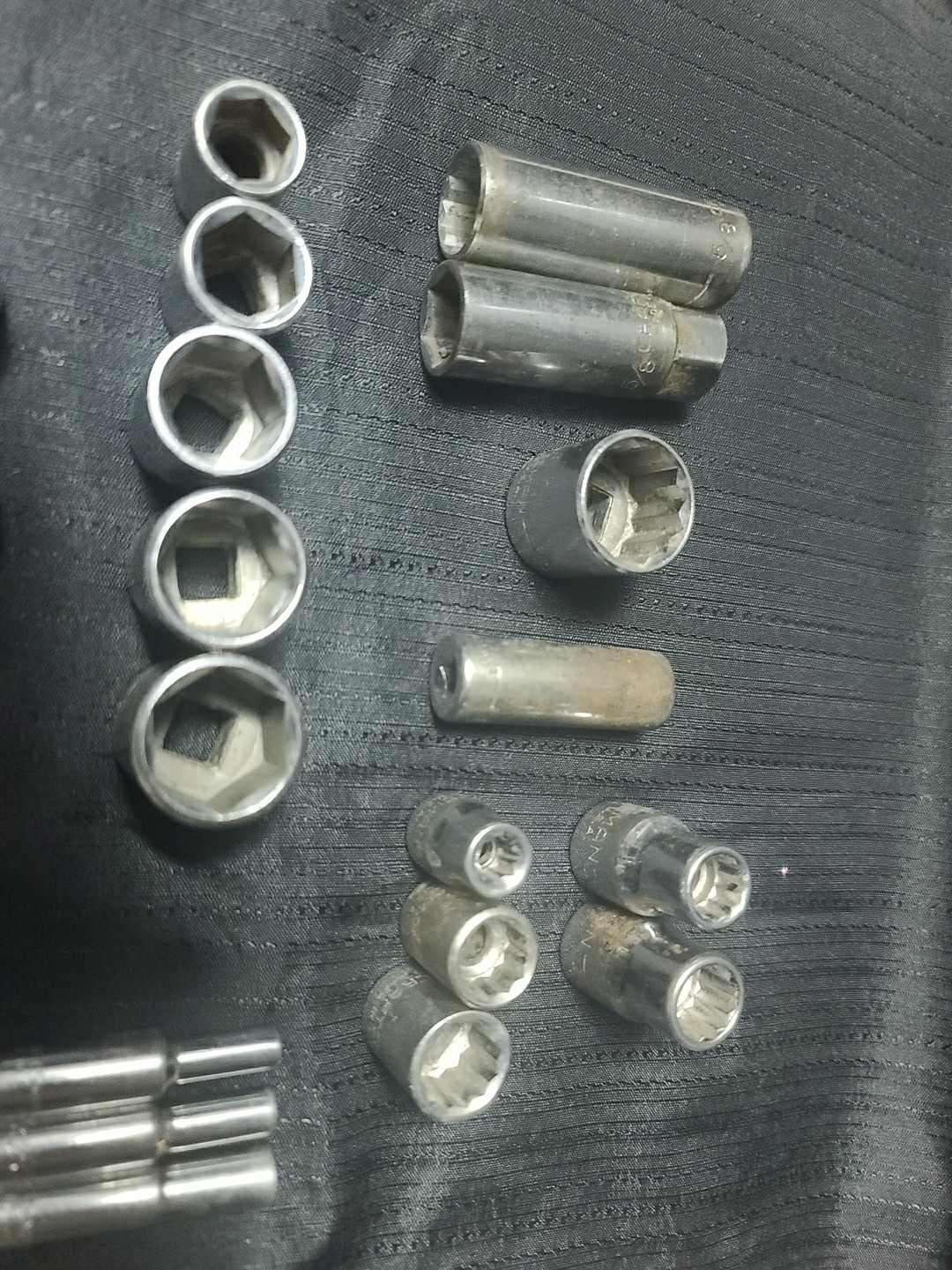 Craftsman Assorted Bundle/ Lot Sockets Mult Dr Sizes Series -EE- Vintage