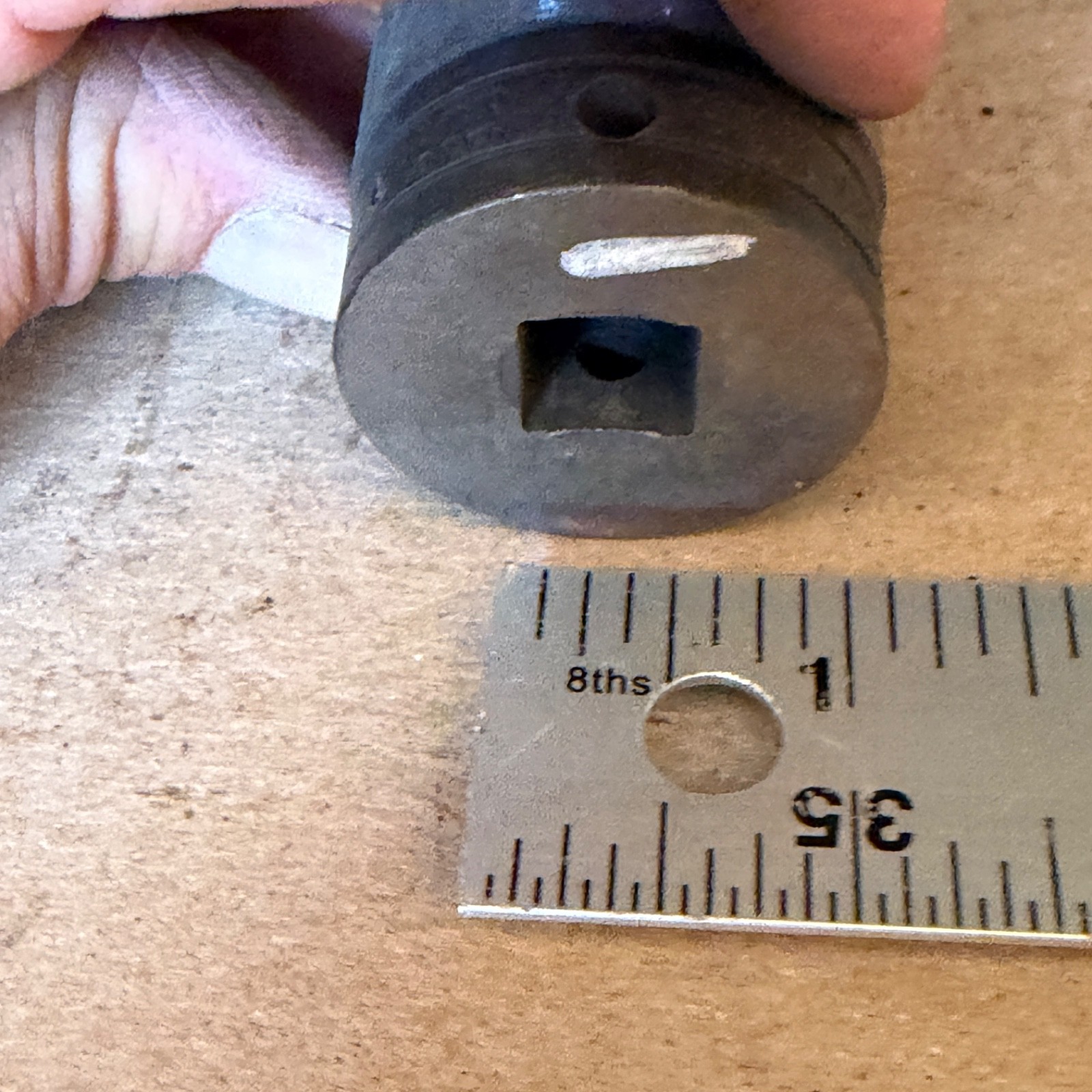 Snap-On 1/2″ Drive 12-Point SAE 1-3/16″ Shallow Socket