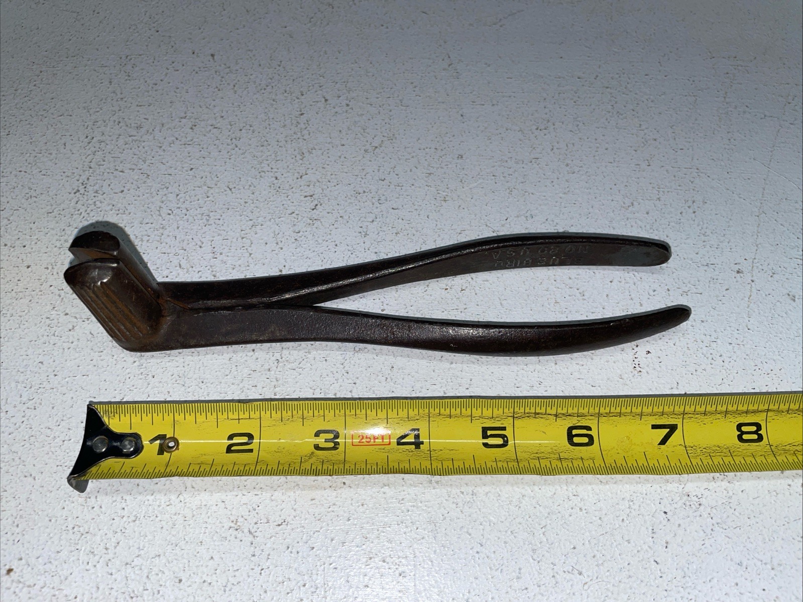 Vintage Blue Bird No 20 Battery Pliers INV14790