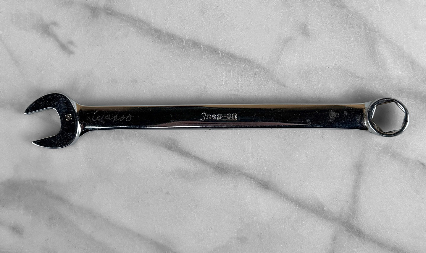 Snap On Tools OSHM150A 15mm Metric Chrome Combination Wrench, 6 Point
