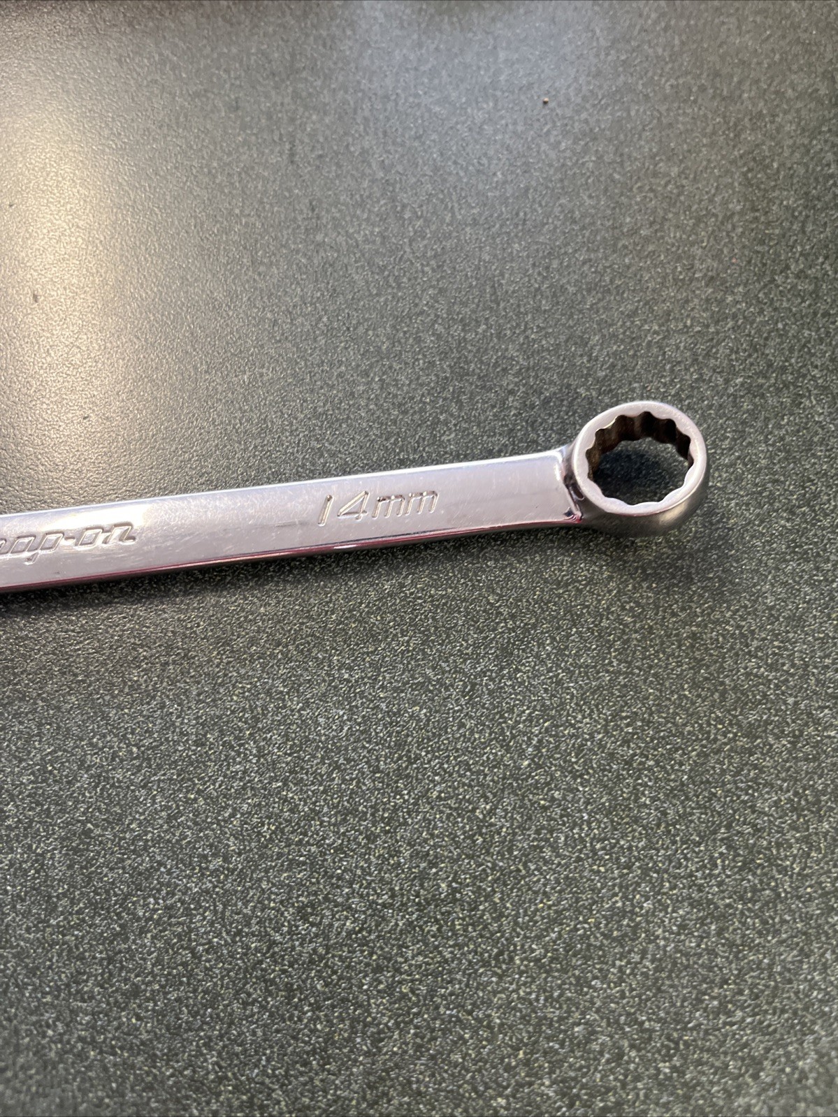 Snap On 14mm Standard Length 12pt Combination Wrench OEXM140B