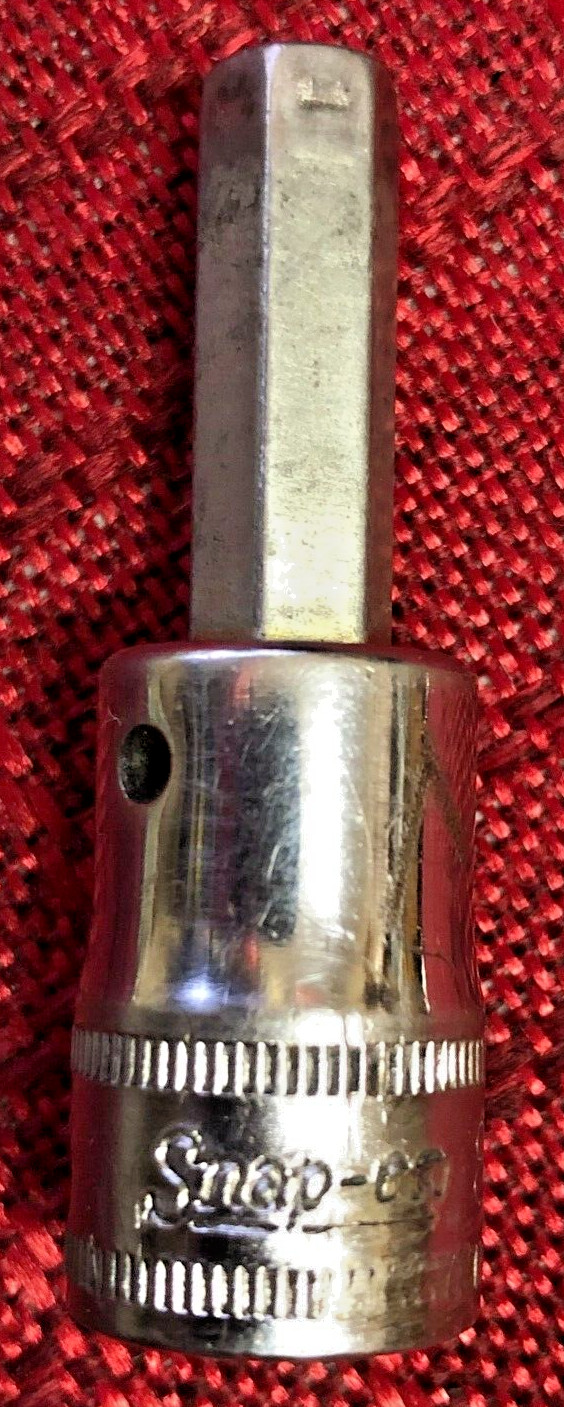 Snap On FAM8A Metric 8mm Hex/Allen Bit Socket 3/8″dr 2″L USA Good 8/10 j1