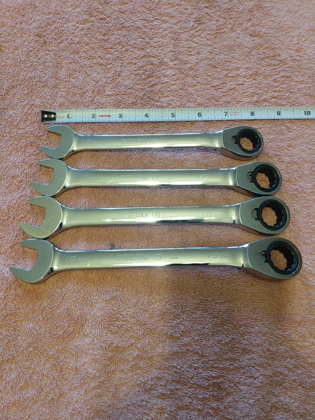 Blue Point By Snap On Tools 16 17 18 And 19 Mm Reversible Combination Wrenches