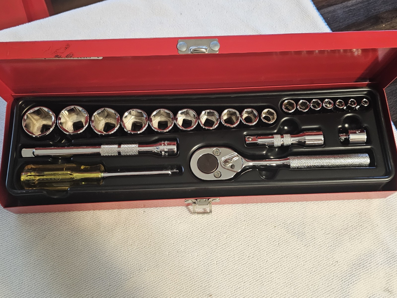 Vintage PROTO 1/4-3/8 Socket Set. PROTO TOOLS. USA. 22PC SET