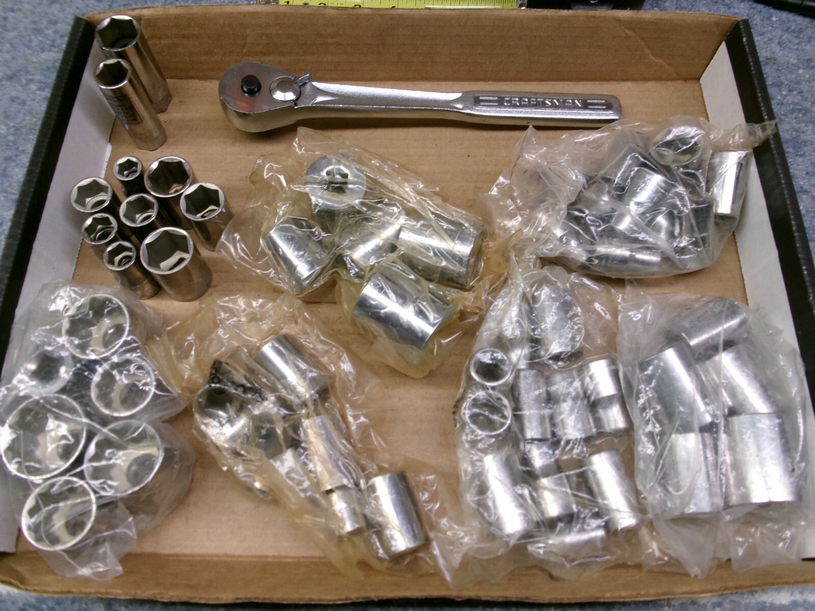 Craftsman USA 55-Piece 1/2″ Drive Socket Set NOS