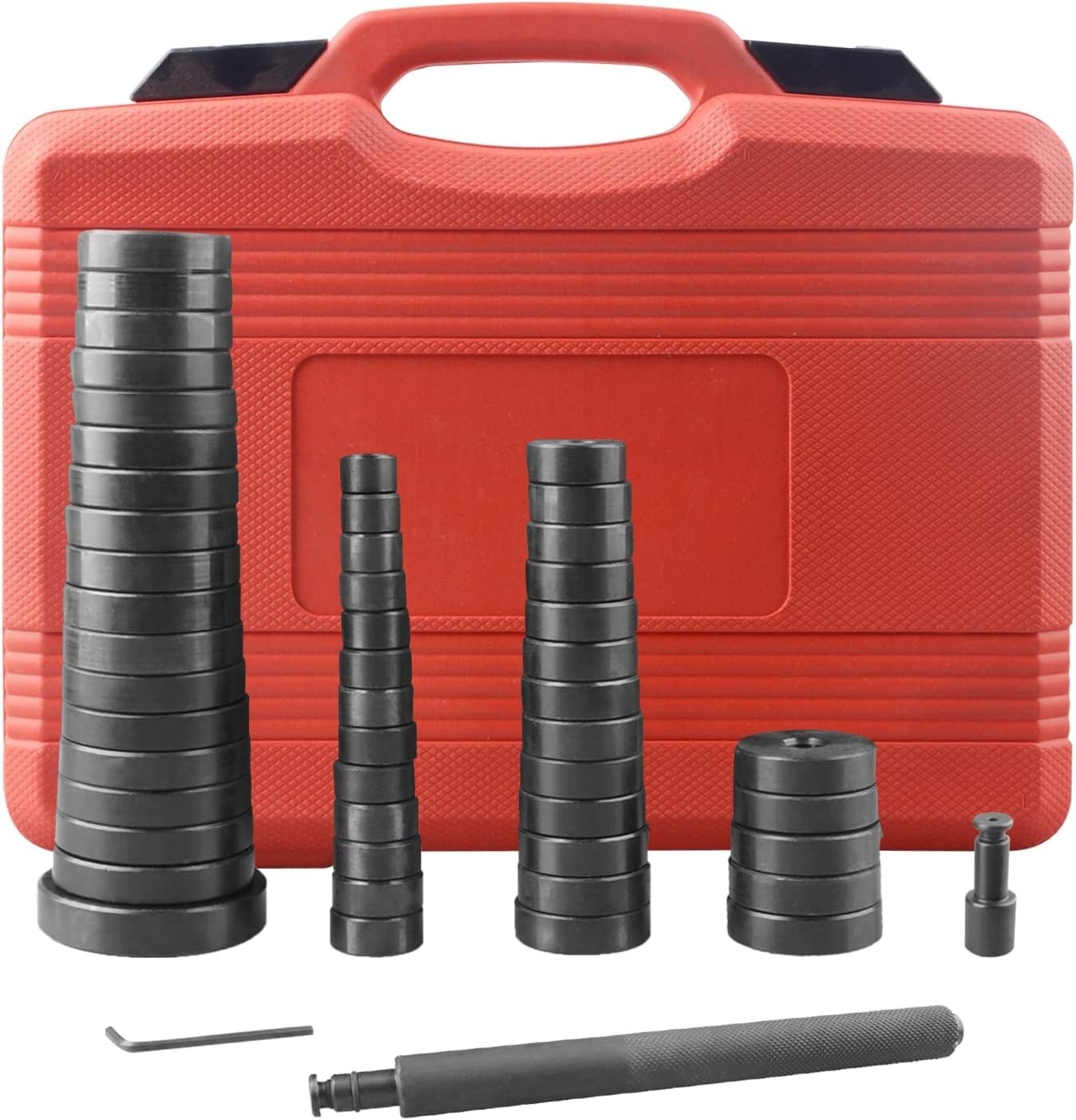 Professional Bushing Driver Set with 50 Interchangeable Discs for Speedy Repairs