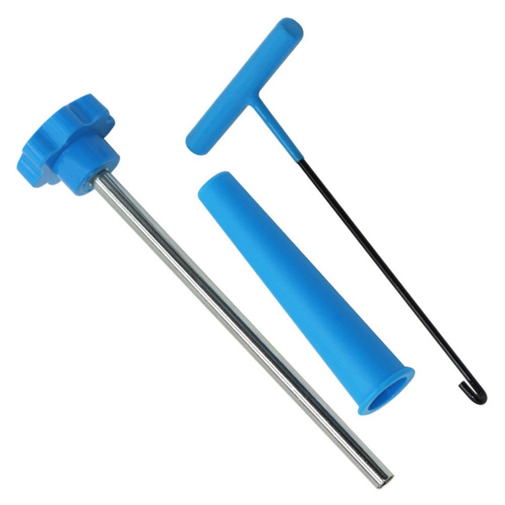 Tire Repair Valve Core Tool Set Valve Stem Puller Hook Tool and Gloves