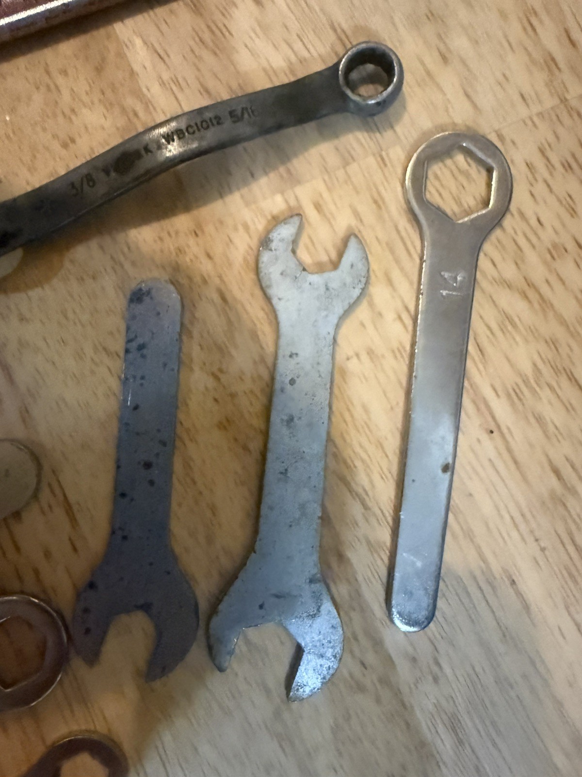 Lot Mixed USED wrenches- 20 total both metric and standard