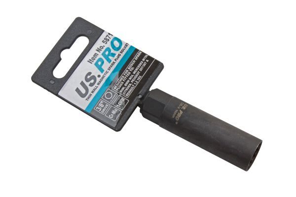 US PRO 3/8″ Drive 14mm 12 Point Thin Wall Magnetic Spark Plug Socket 5871