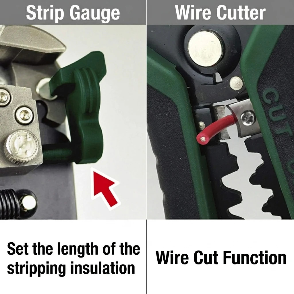 Professional Automatic Wire Stripping Pliers Terminal Crimping Tool
